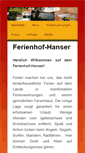 Mobile Screenshot of ferienhof-hanser.de